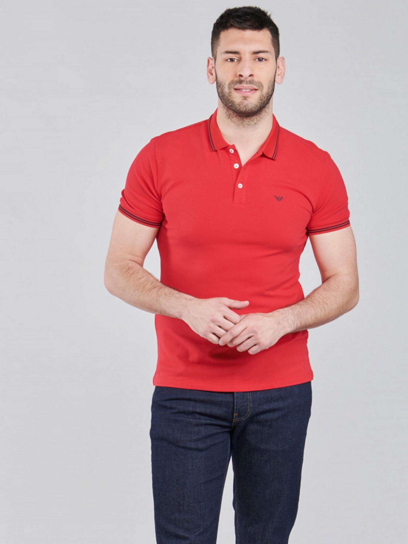 Поло Emporio Armani модель 8N1FB3-1JPTZ-0357 Фото