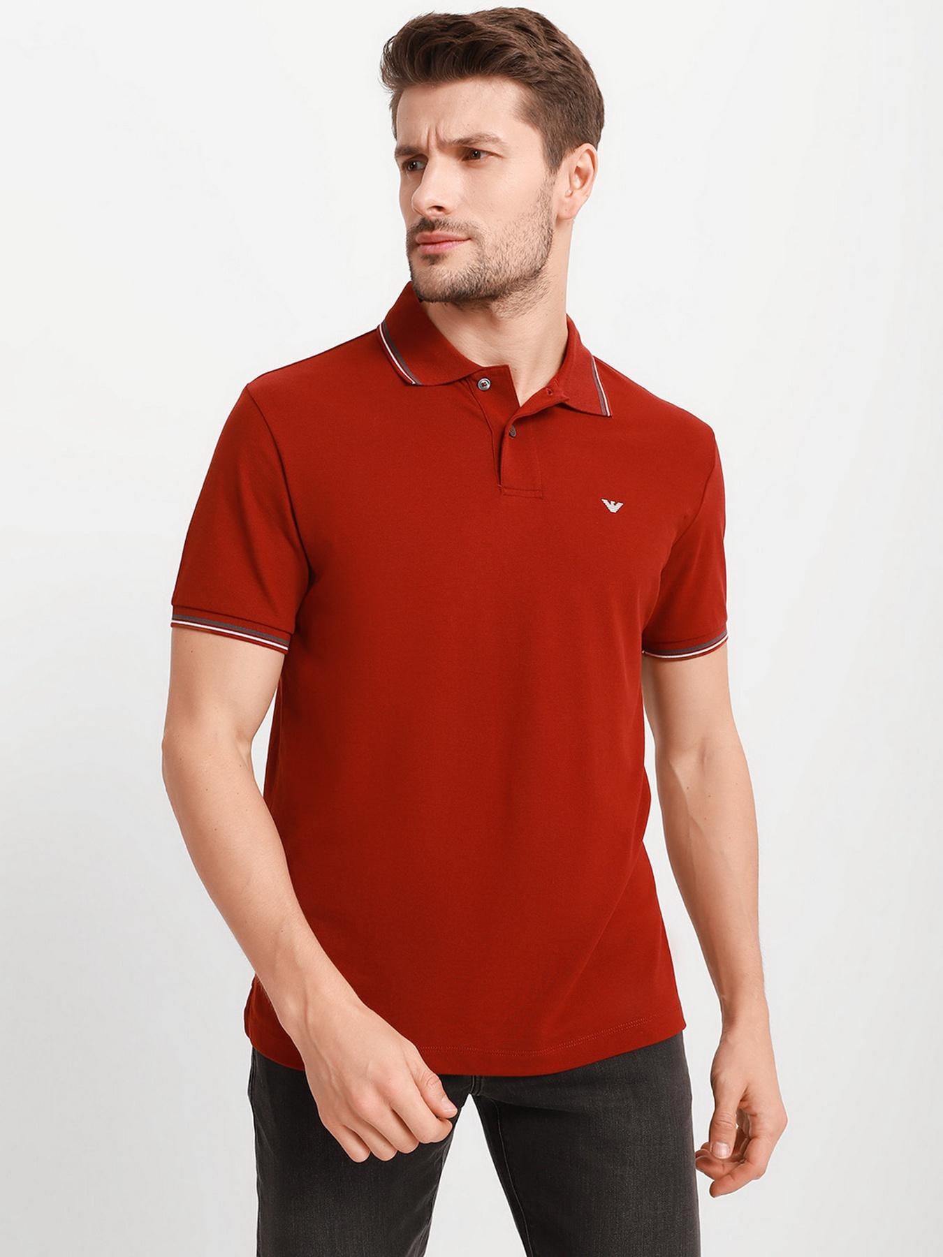 Поло Emporio Armani модель 8N1FB3-1JPTZ-0358 Фото