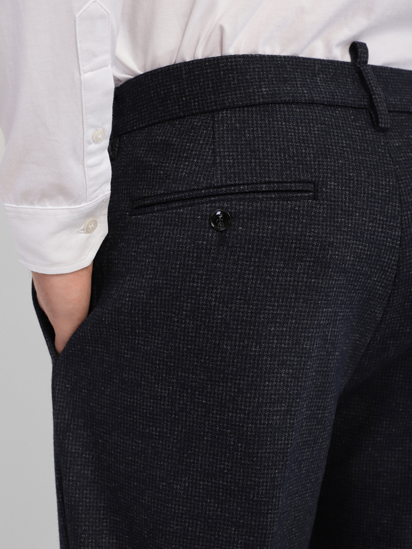 Классические штаны Emporio Armani модель 6K1PAB-1JVWZ-F932 Фото