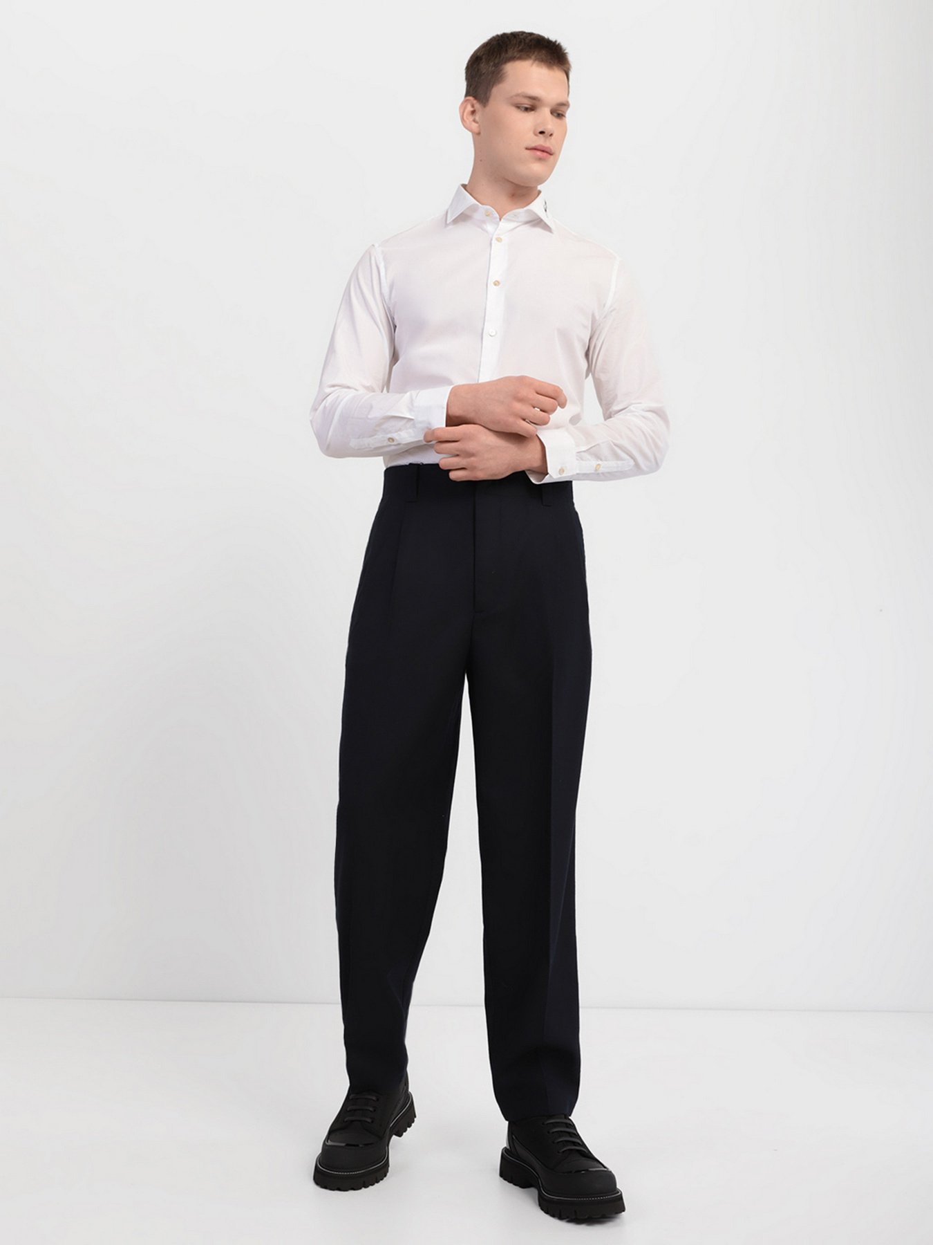 Классические штаны Emporio Armani модель 6K1PG7-1NPVZ-0920 Классические штаны Emporio Armani модель 6K1PG7-1NPVZ-0920 Фото