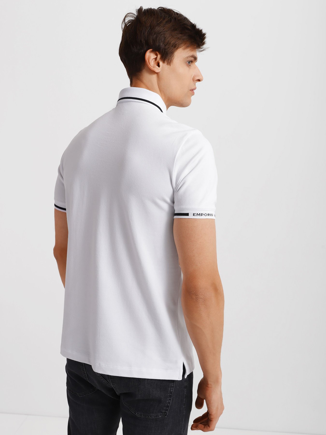 Поло Emporio Armani модель 3L1FAE-1JPTZ-0154 Фото