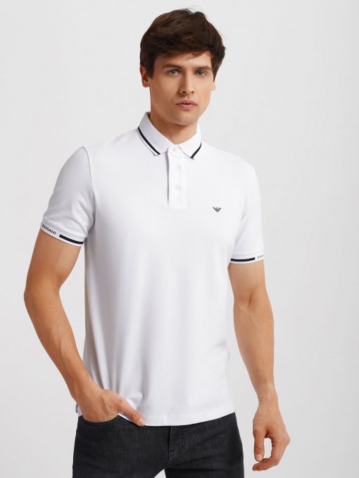 Поло Emporio Armani модель 3L1FAE-1JPTZ-0154 Фото