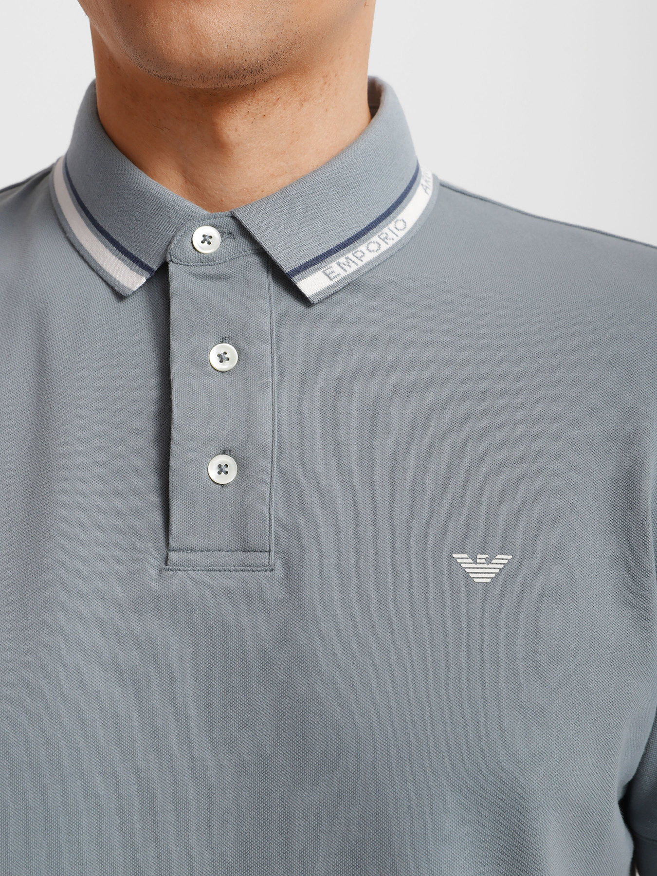 Поло Emporio Armani модель 3L1FAE-1JPTZ-0698 Фото