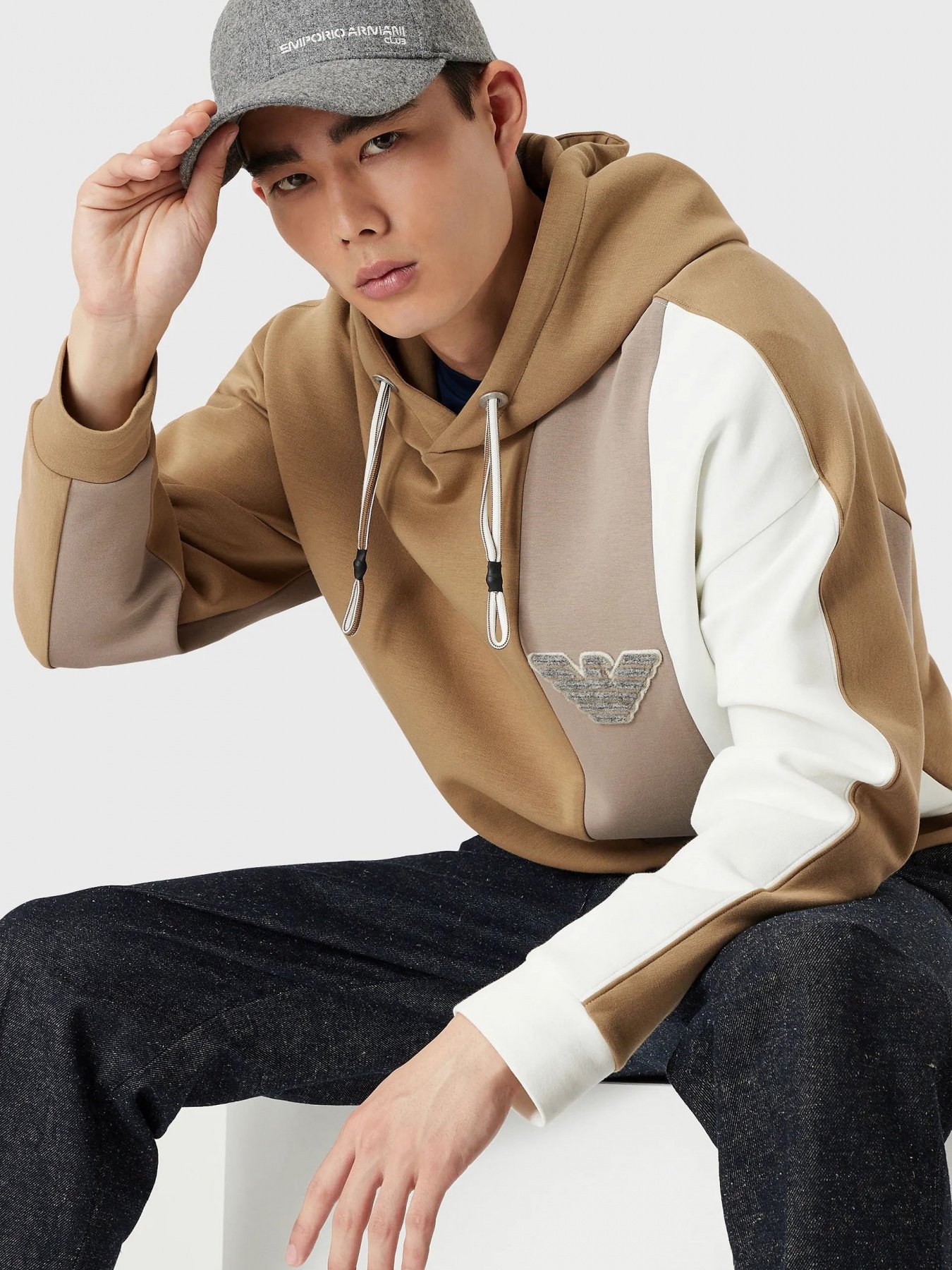Худи Emporio Armani модель 3L1MCA-1JHSZ-F116 Фото