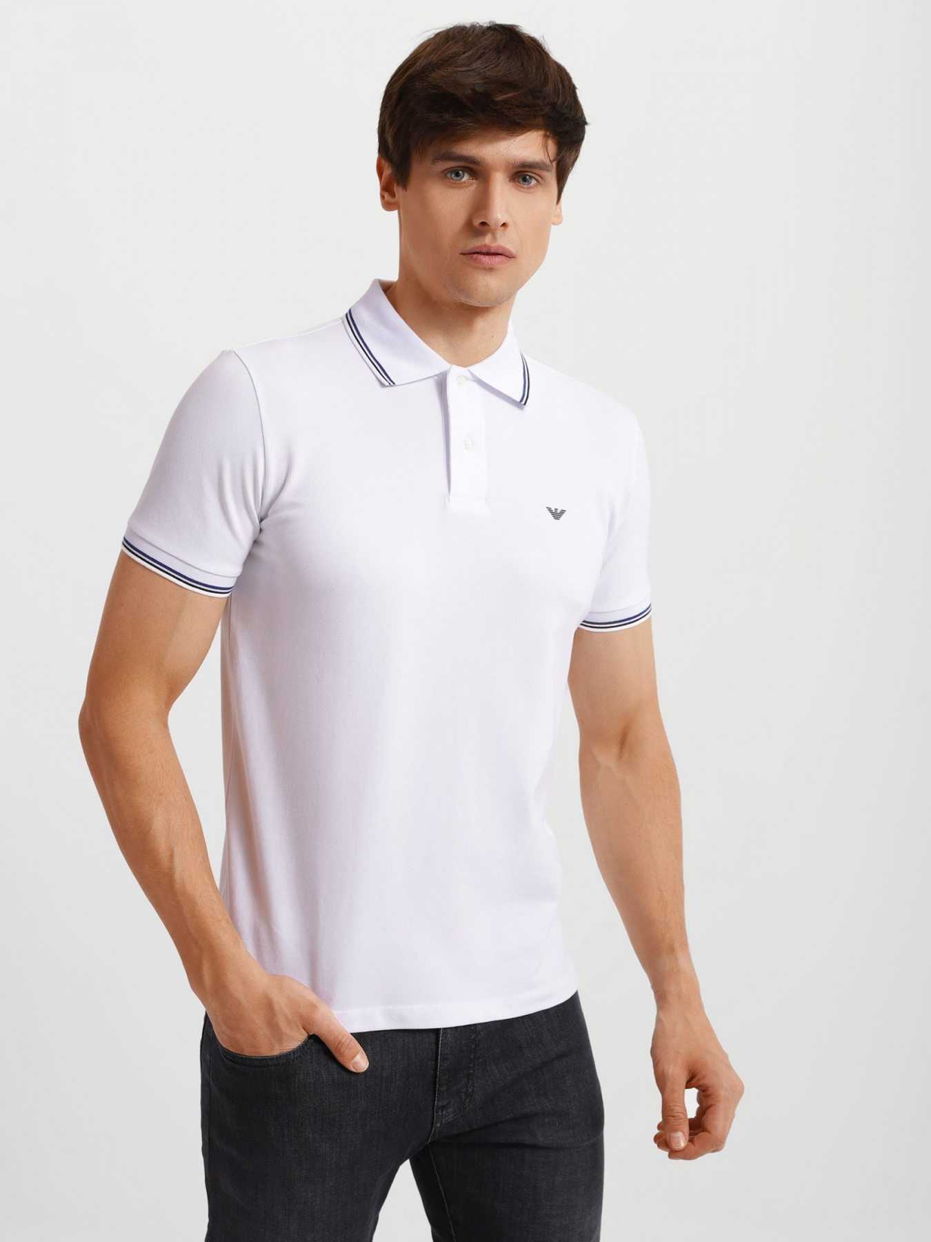 Поло Emporio Armani модель 8N1FB4-1JPTZ-0100 Фото