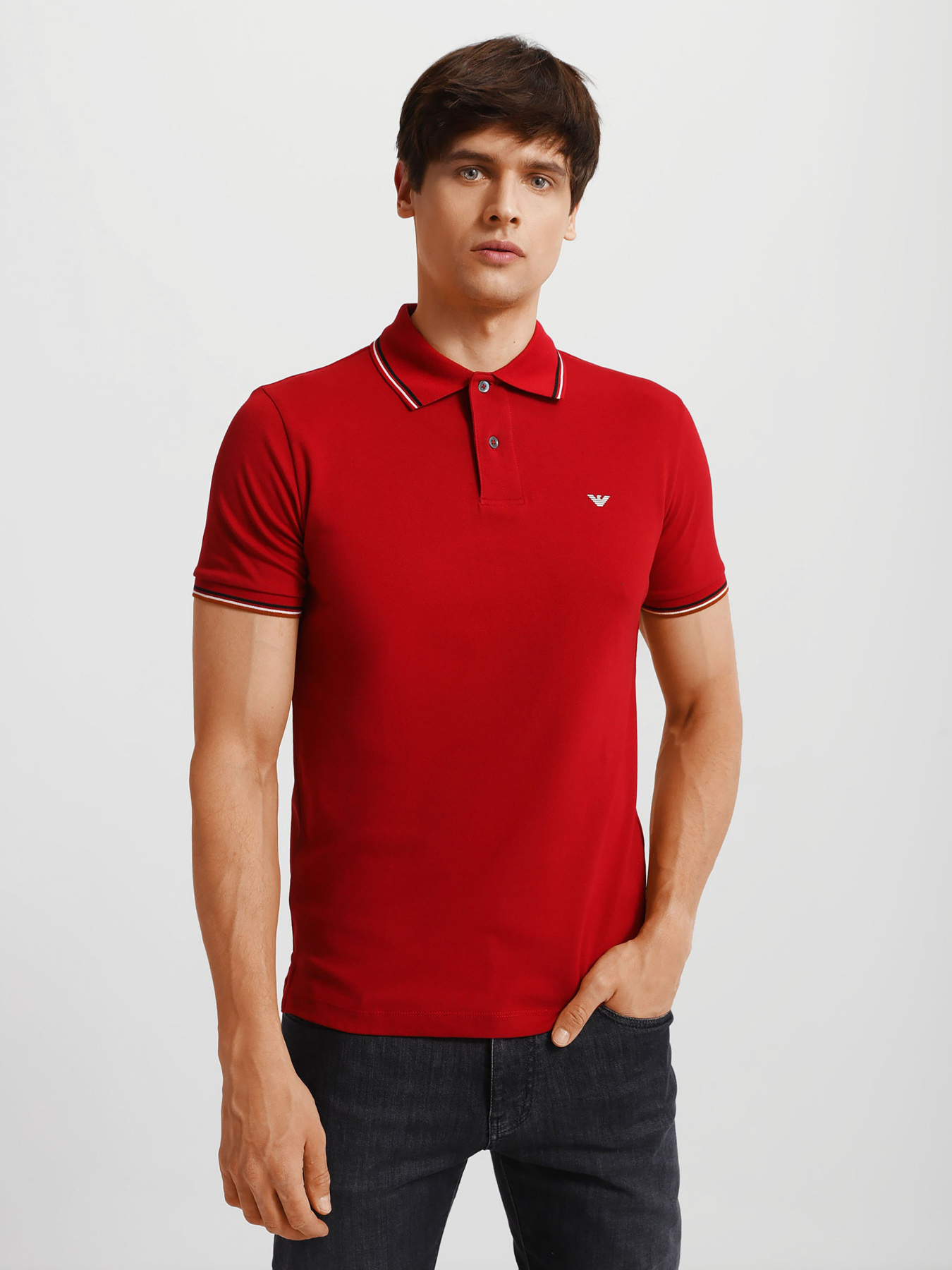 Поло Emporio Armani модель 8N1FB4-1JPTZ-0357 Фото