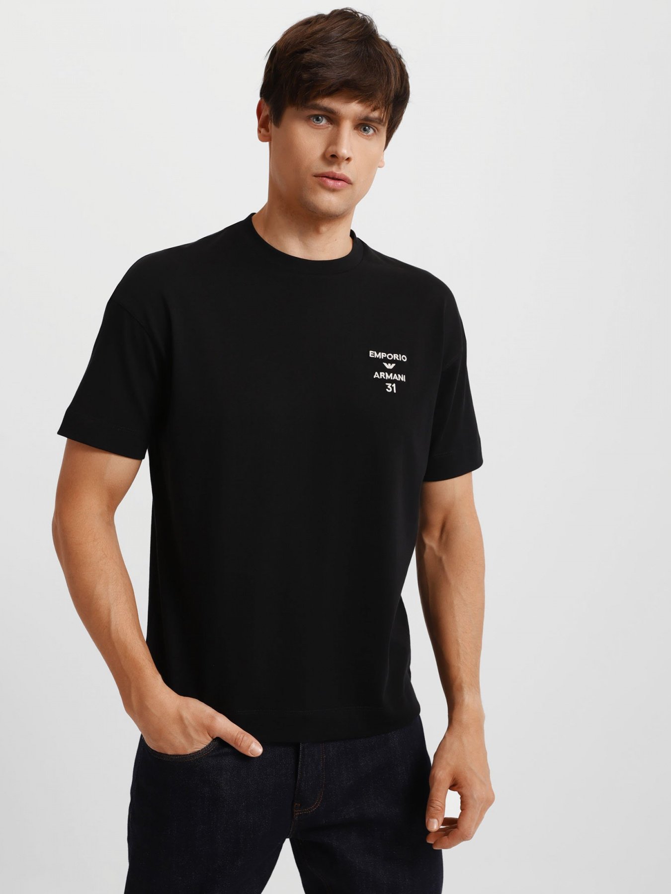 Футболки і поло Emporio Armani модель 3L1TFS-1JWZZ-0999 Фото