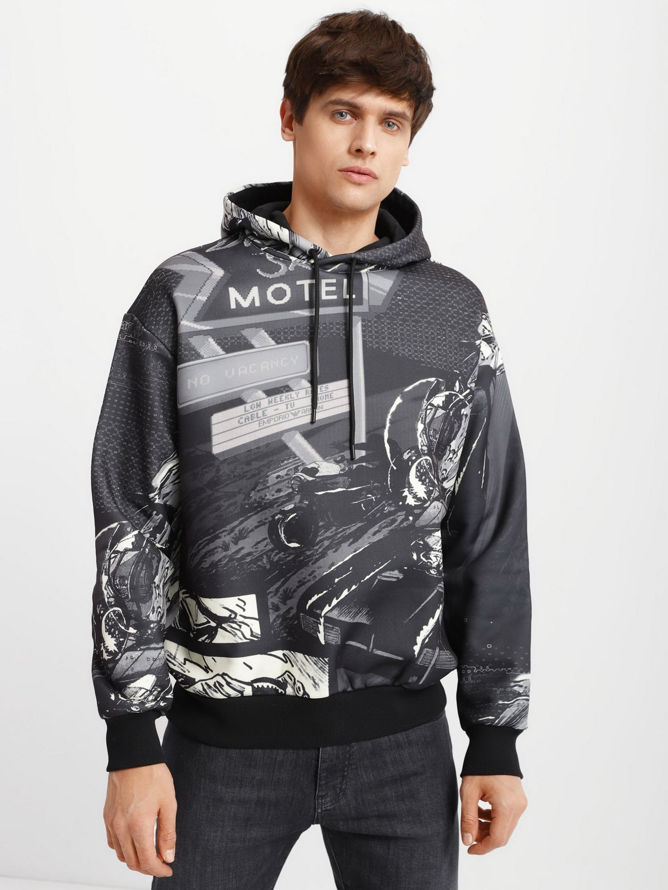 Худи Emporio Armani модель 3L1M8P-1JW2Z-F118 Фото