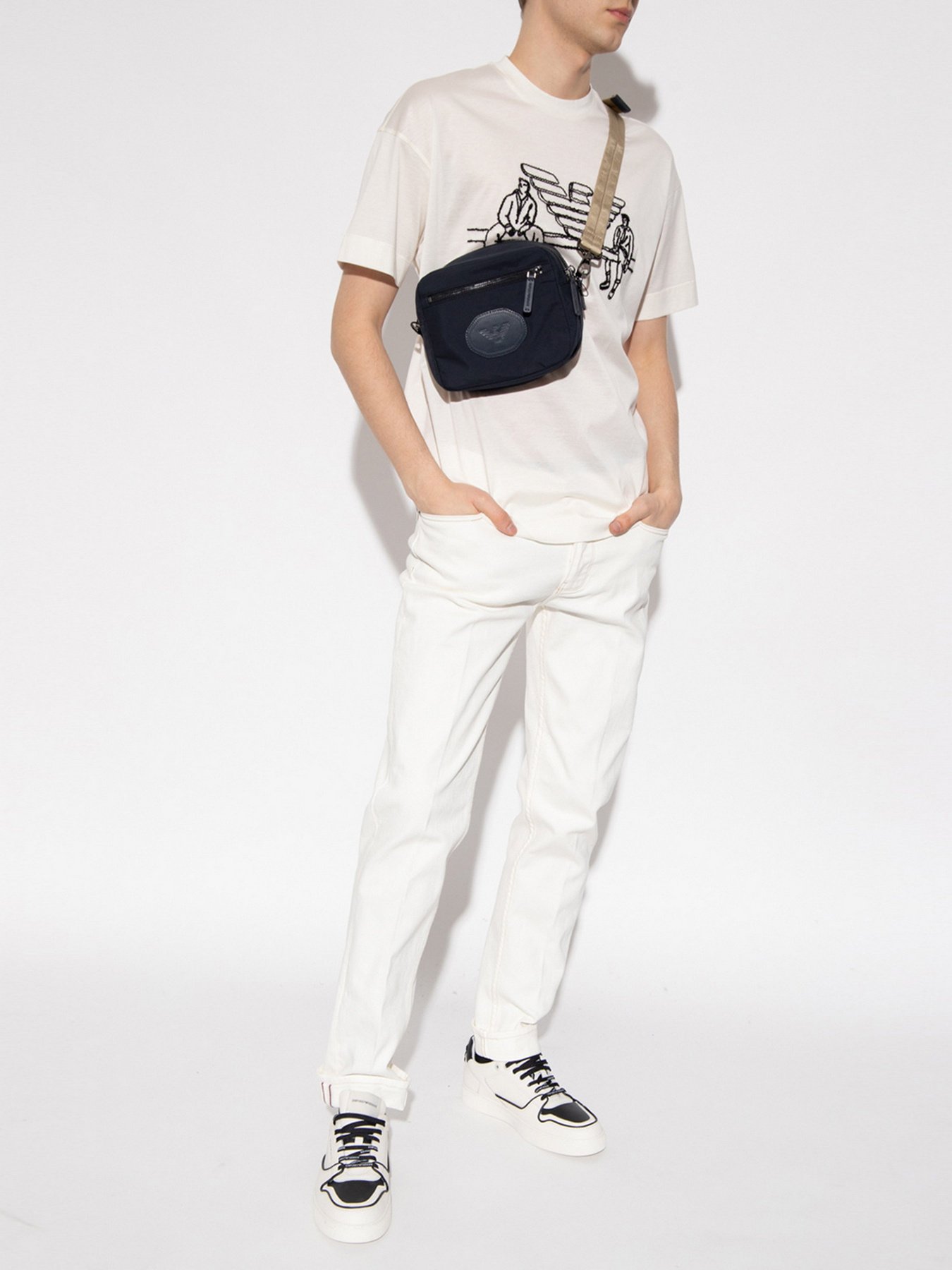 Футболка Emporio Armani модель 3L1TFY-1JSAZ-0101 Фото