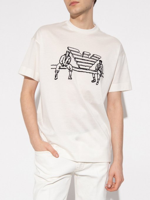 Футболка Emporio Armani модель 3L1TFY-1JSAZ-0101 Фото