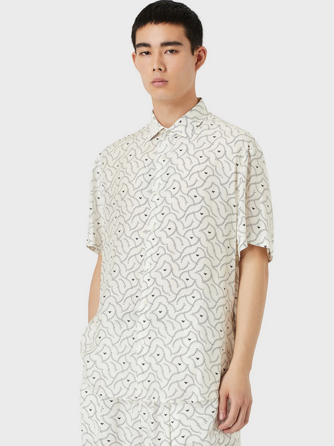 Сорочка повсякденна Emporio Armani модель 3L1CB9-1NBOZ-F125 Фото