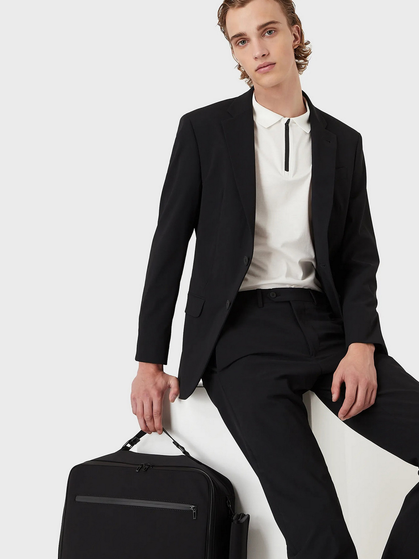 Поло Emporio Armani модель 3L1FAB-1JUVZ-0135 Фото