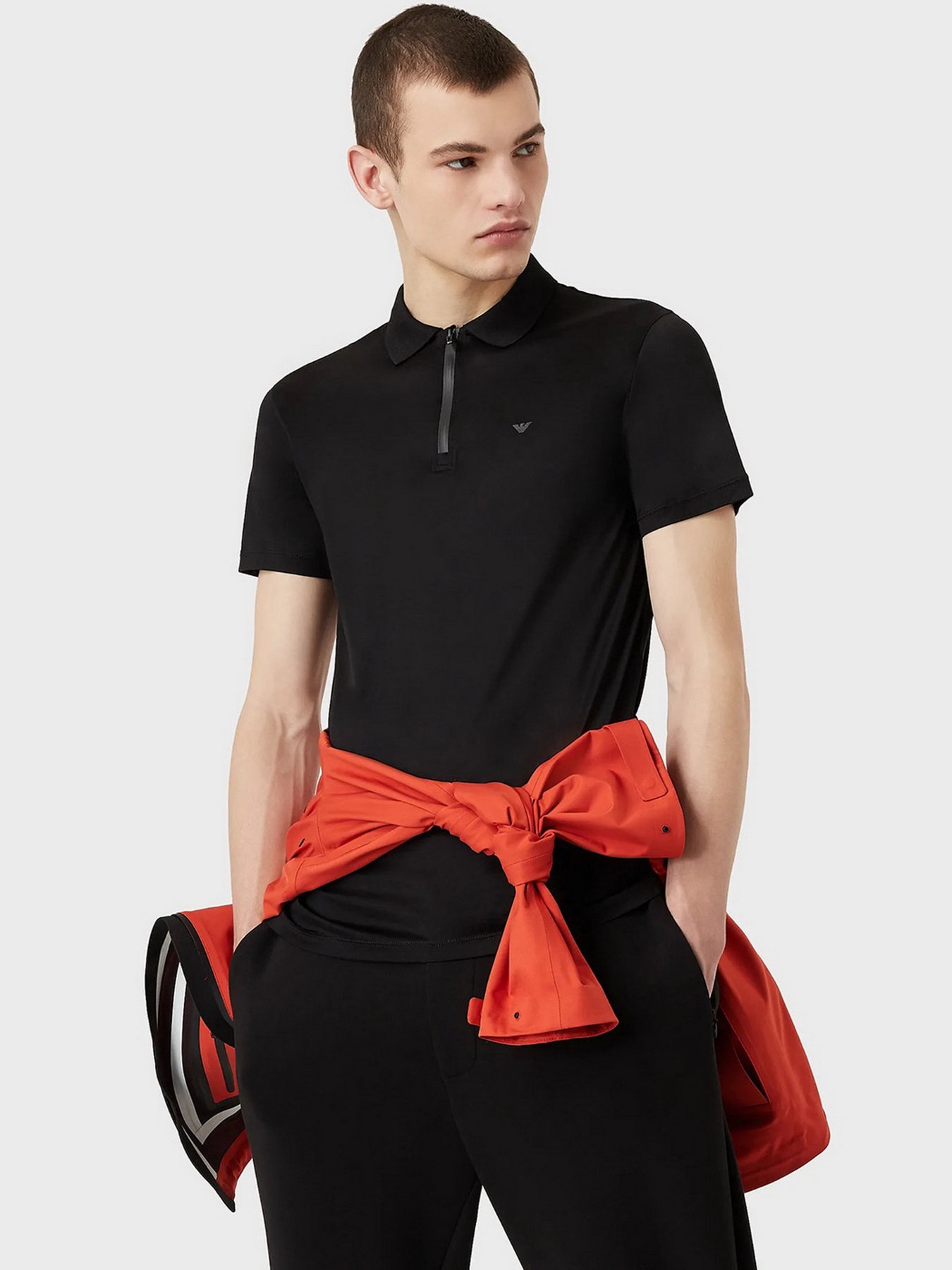 Поло Emporio Armani модель 3L1FAB-1JUVZ-0999 Фото