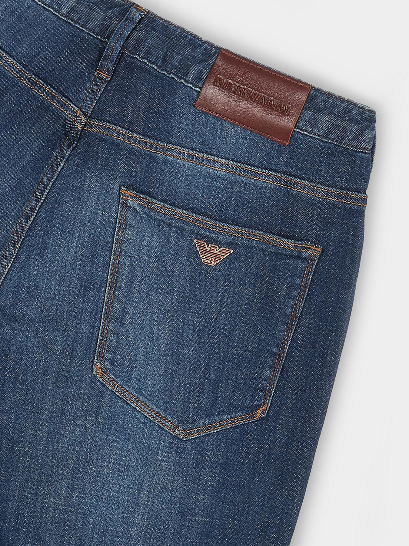 Прямые джинсы Emporio Armani Straight модель 3L1J06-1DJBZ-0942 Фото