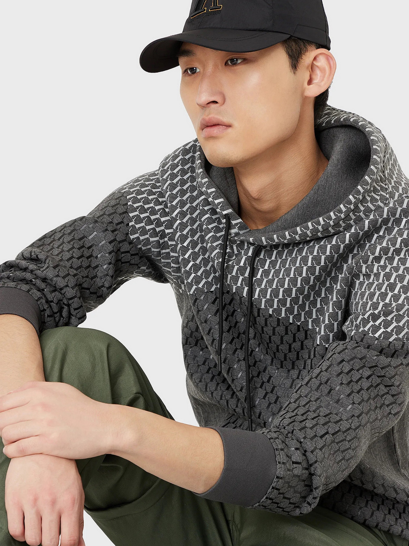 Худи Emporio Armani модель 3L1M6P-1JV9Z-F609 Фото