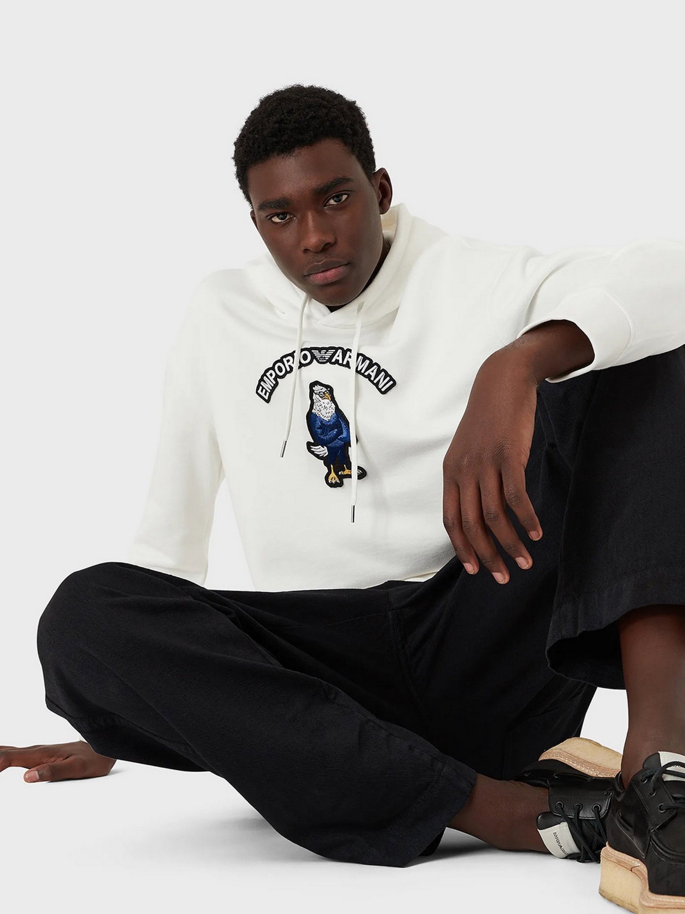 Худи Emporio Armani модель 3L1MFL-1JWPZ-0101 Фото