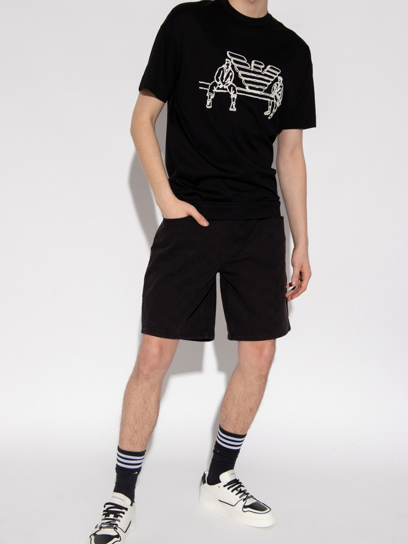 Шорты Emporio Armani модель 3L1PS1-1DJSZ-0005 Фото