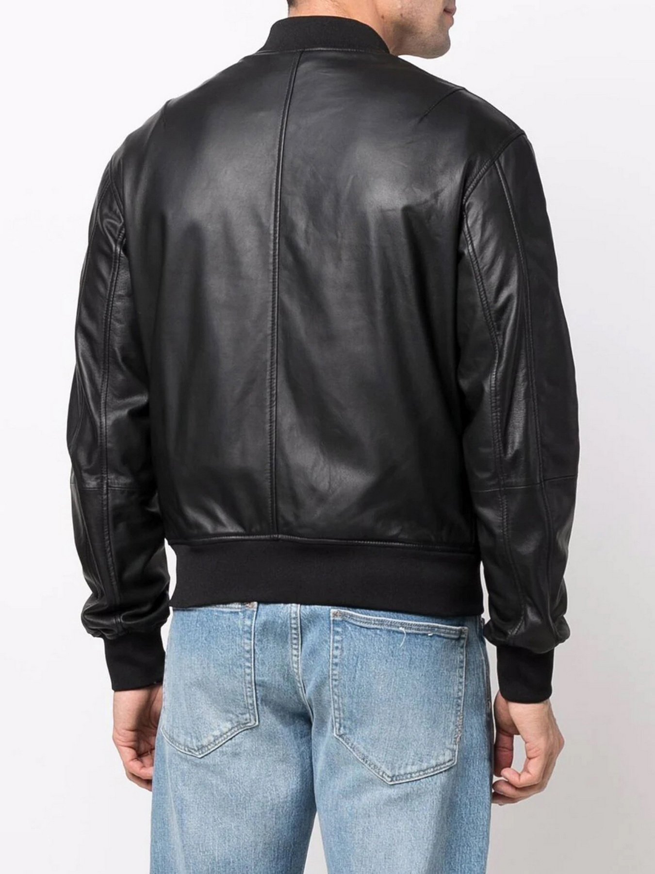 Шкіряна куртка Emporio Armani модель I1R04P-I1P04-999 Фото