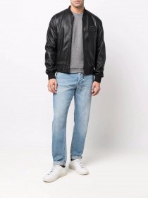 Шкіряна куртка Emporio Armani модель I1R04P-I1P04-999 Фото