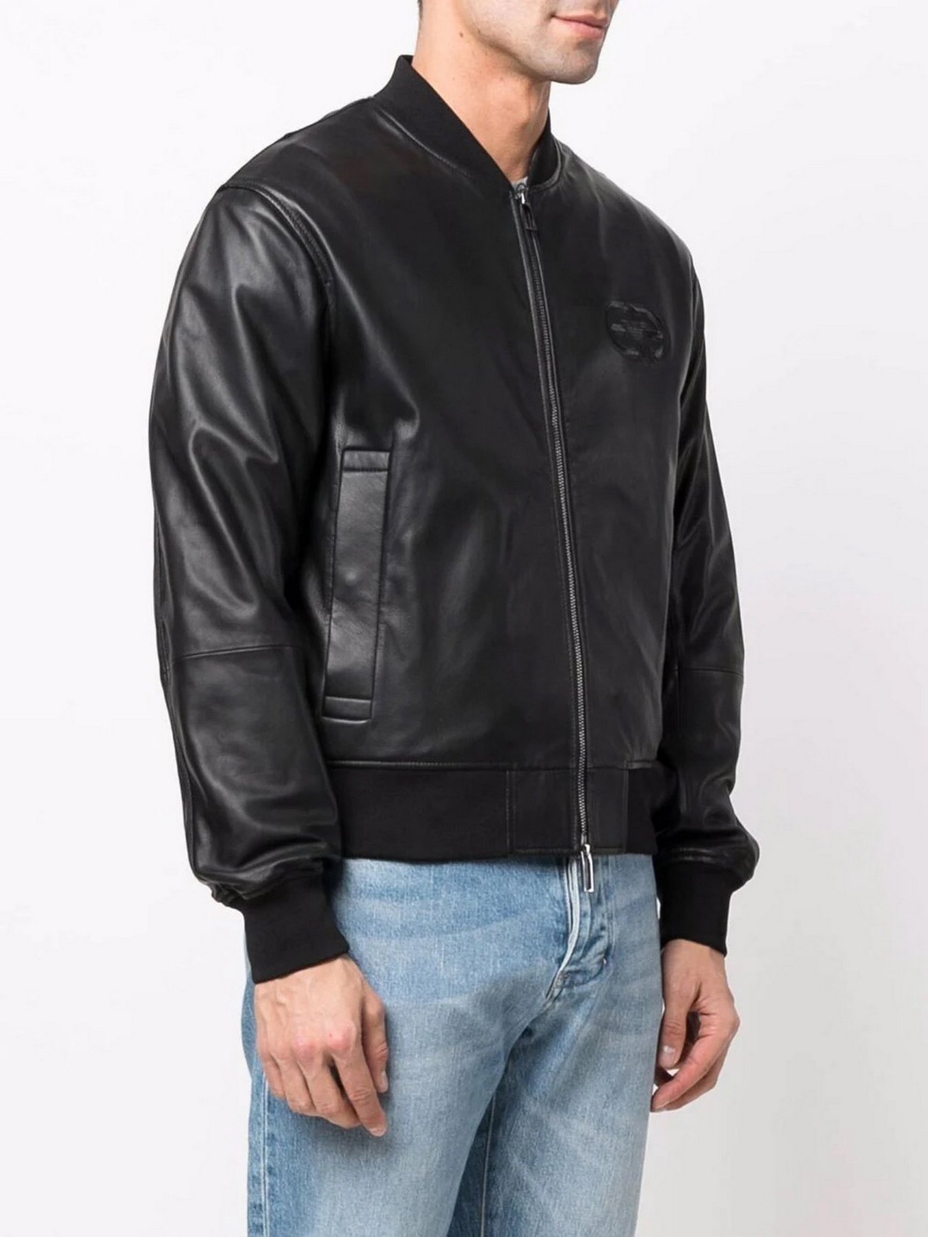 Шкіряна куртка Emporio Armani модель I1R04P-I1P04-999 Фото