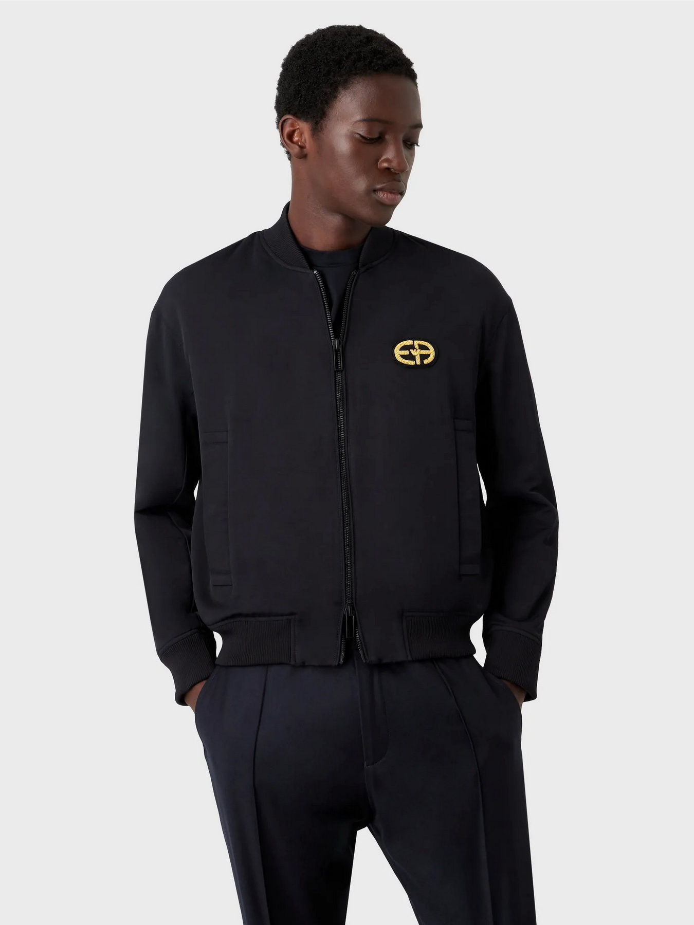 Бомбер Emporio Armani модель 6L1BM2-1NKTZ-0999 Бомбер Emporio Armani модель 6L1BM2-1NKTZ-0999 Фото