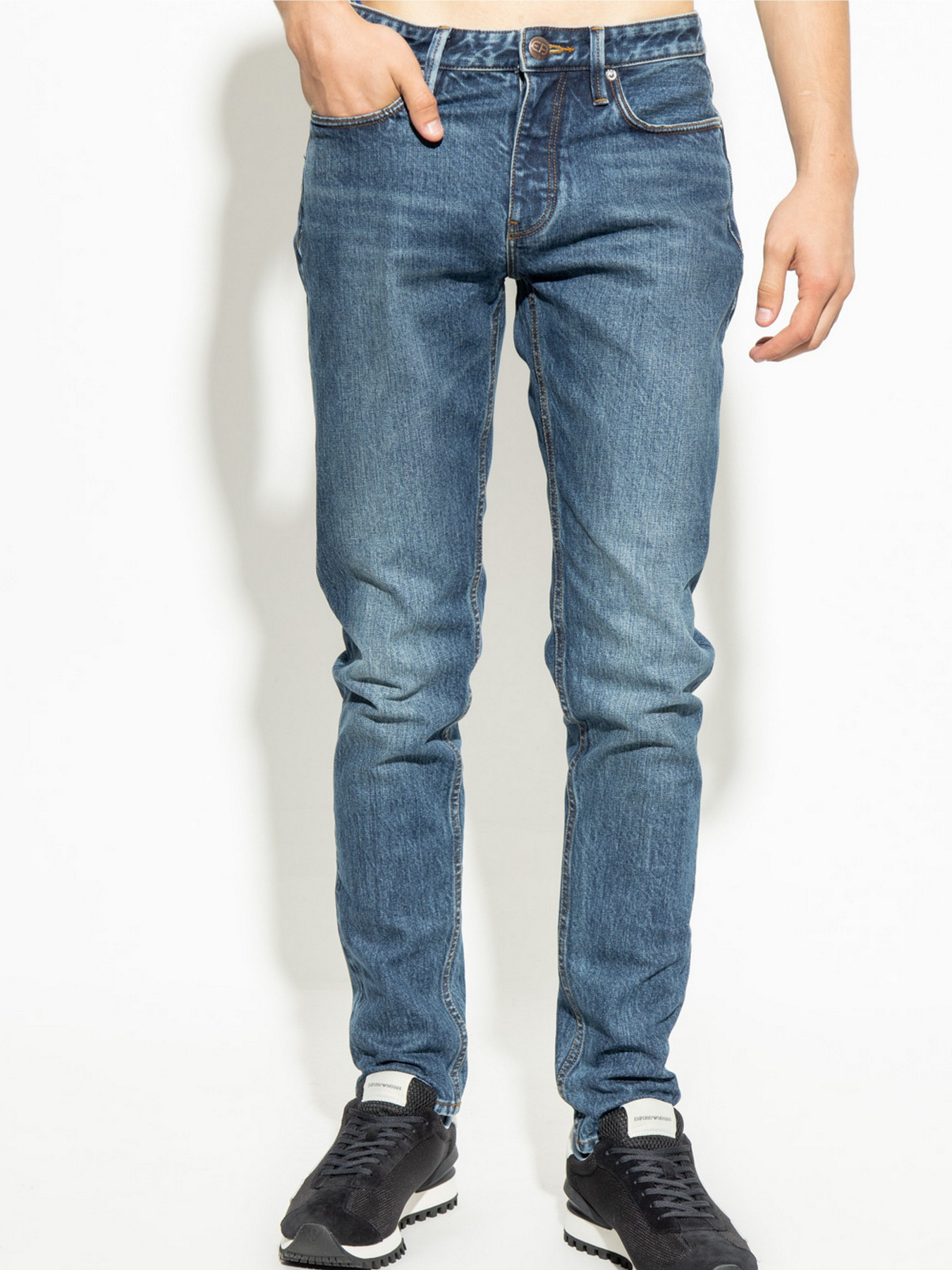 Прямые джинсы Emporio Armani J75 модель 6L1J75-1DMHZ-0942 Фото