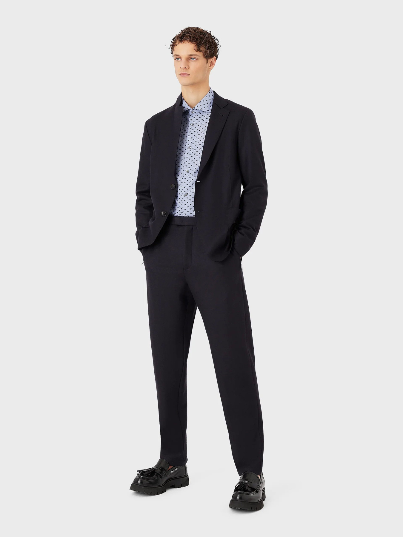 Классические штаны Emporio Armani модель H31P52-C1055-922 Фото