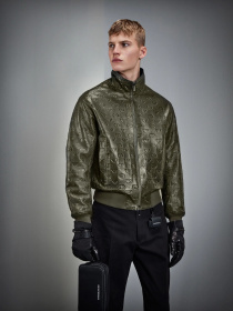 Куртка кожаная Emporio Armani модель H31R7H-C1P7H-558 Фото