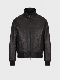 Куртка кожаная Emporio Armani модель H31R7H-C1P7H-999 Фото