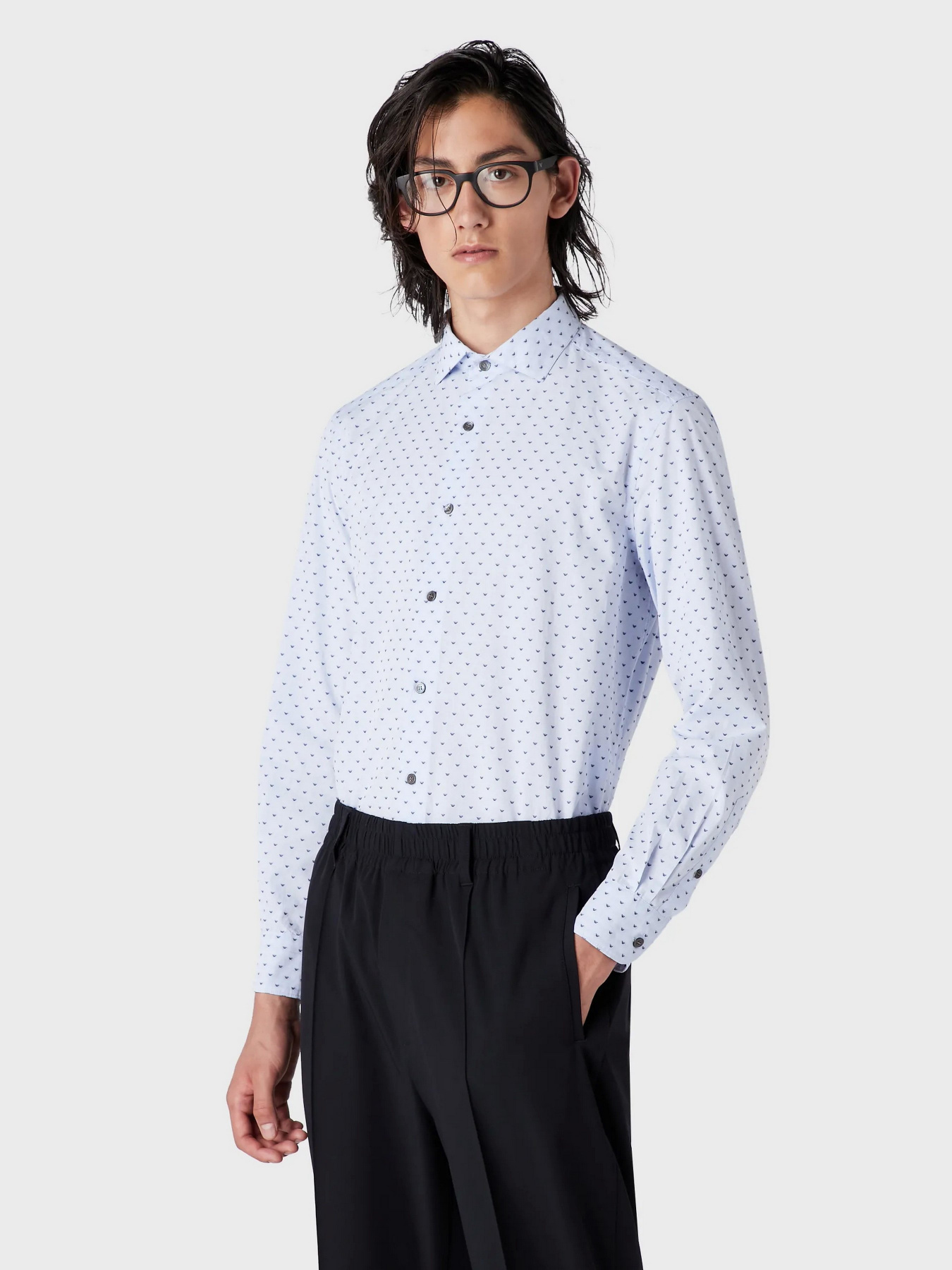 Рубашка повседневная Emporio Armani модель 3R1C86-1K0BZ-F747 Фото