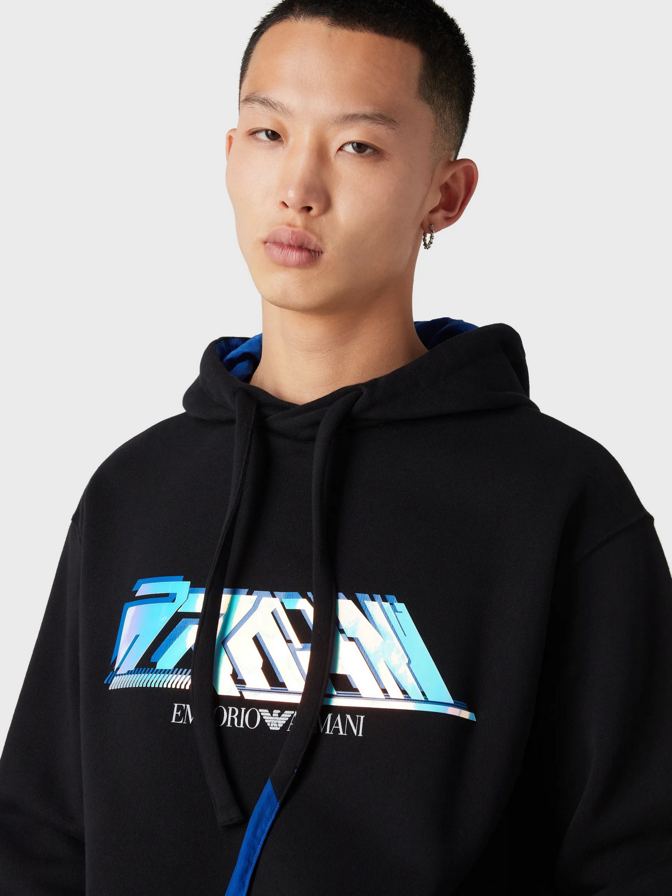 Худи Emporio Armani REFLEX модель 3R1M6Q-1JWEZ-0999 Фото