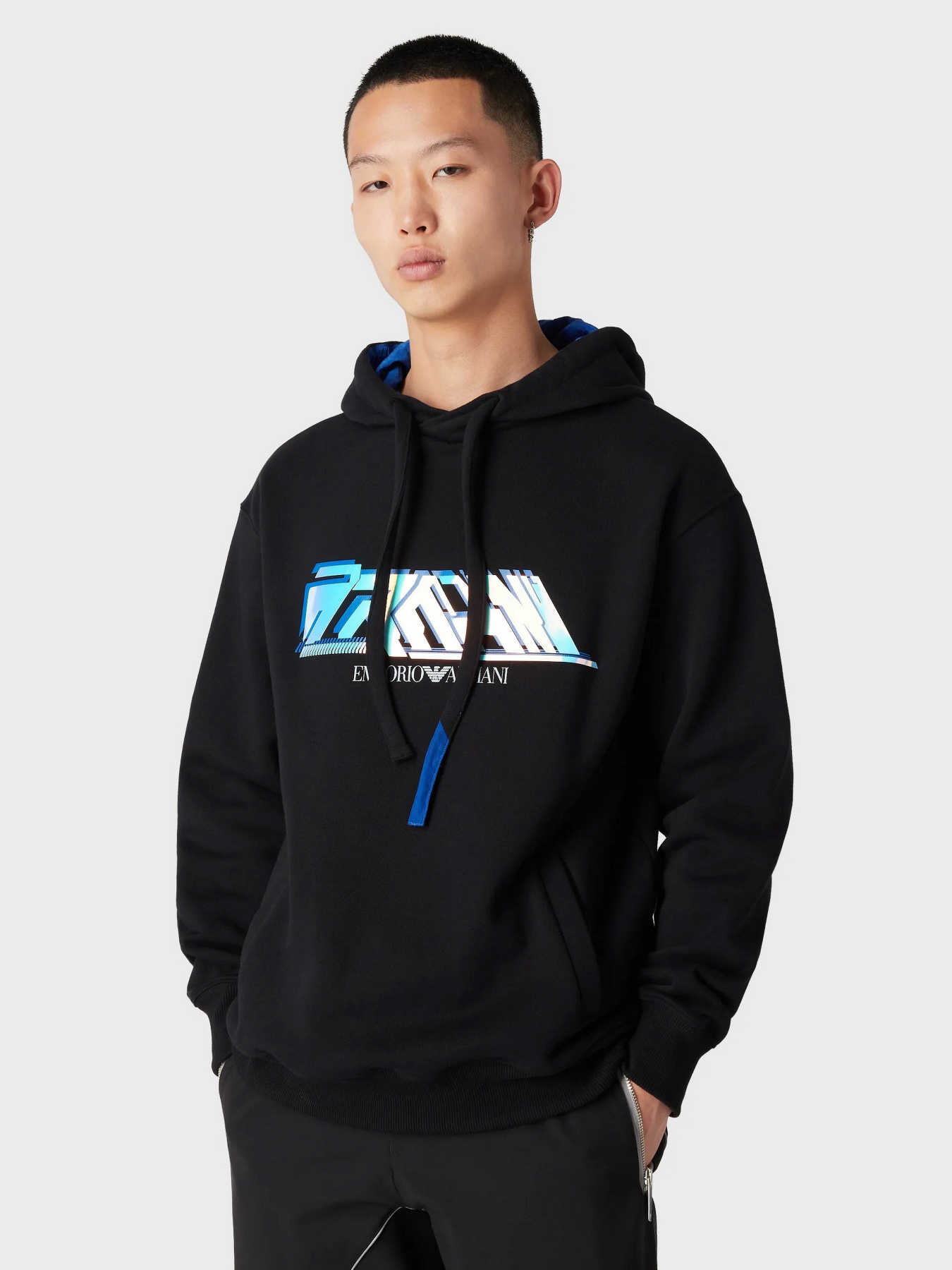 Худи Emporio Armani модель 3R1M6Q-1JWEZ-0999 Фото