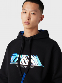 Худи Emporio Armani модель 3R1M6Q-1JWEZ-0999 Фото