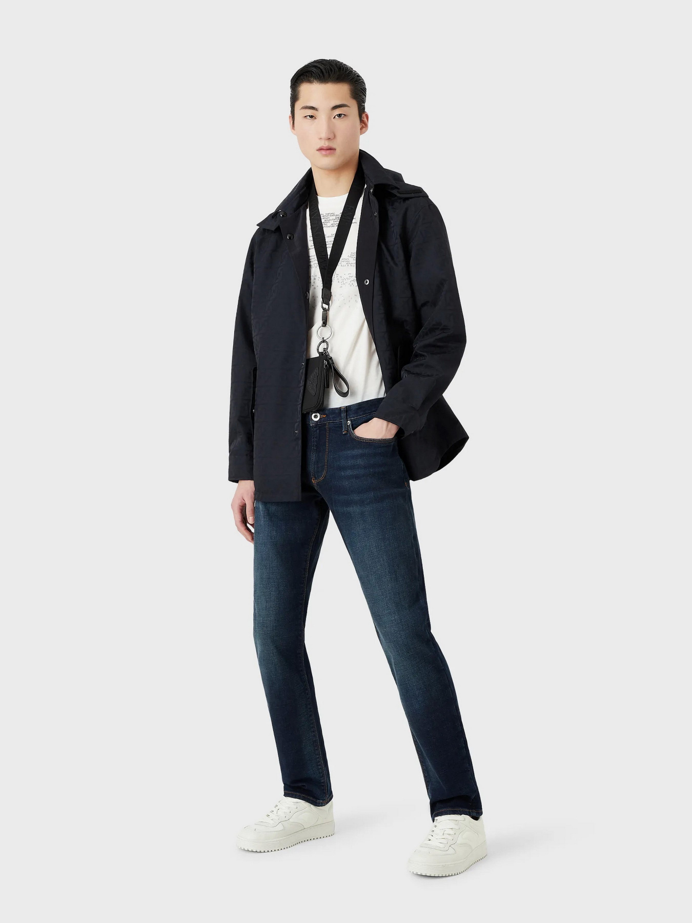 Футболка Emporio Armani модель 3R1TV0-1JSAZ-0101 Фото