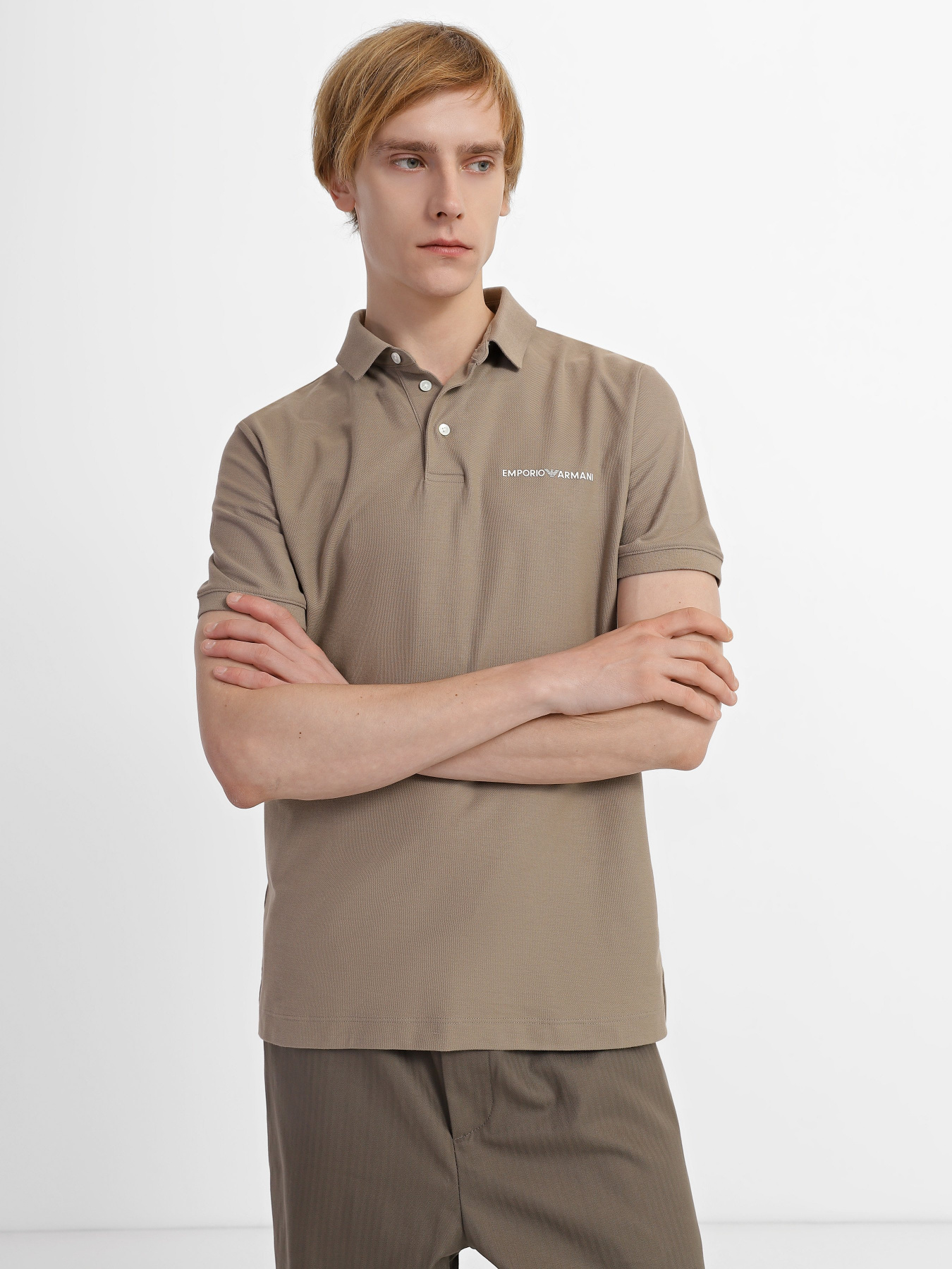 Поло Emporio Armani модель 3R1F74-1JCYZ-0144 Фото