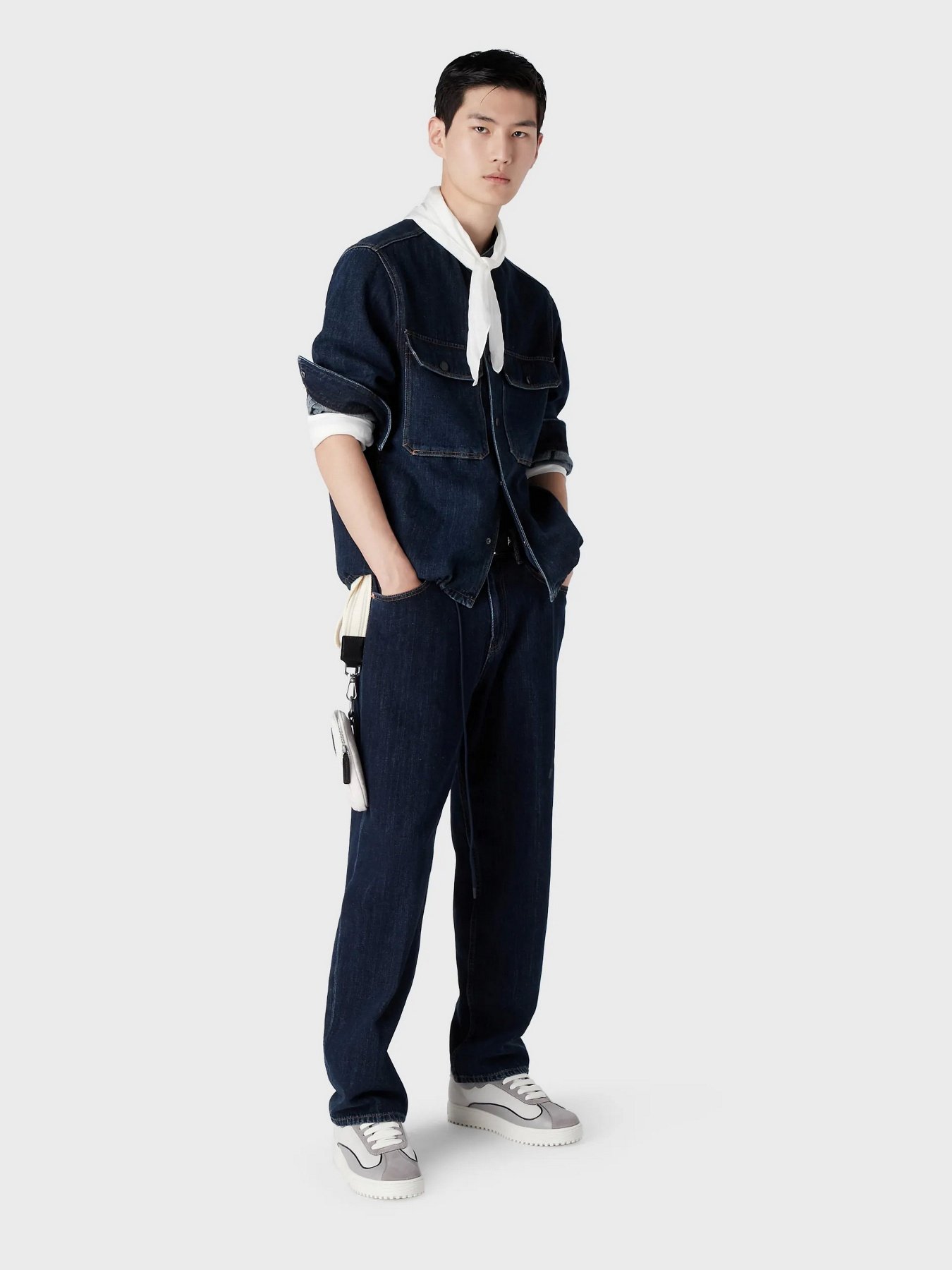 Широкие джинсы Emporio Armani J7 модель 3R1J73-1DPWZ-0941 Фото