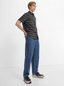 Широкие джинсы Emporio Armani J73 модель 3R1J73-1DPWZ-0942 Фото