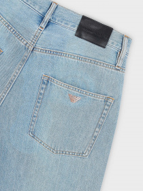 Широкие джинсы Emporio Armani J73 модель 3R1J73-1DPWZ-0943 Фото