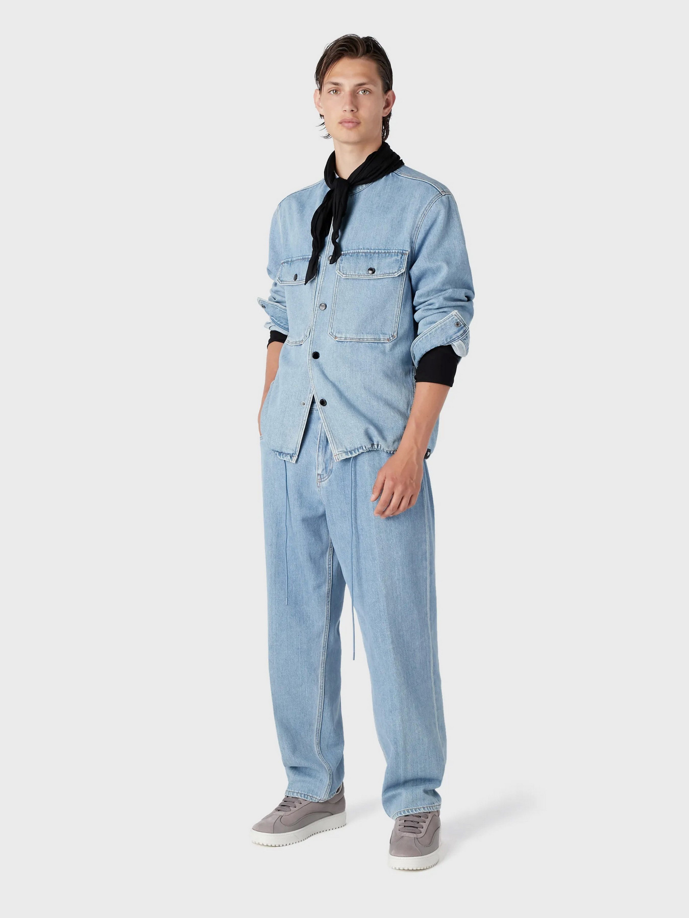 Широкі джинси Emporio Armani J73 модель 3R1J73-1DPWZ-0943 Фото