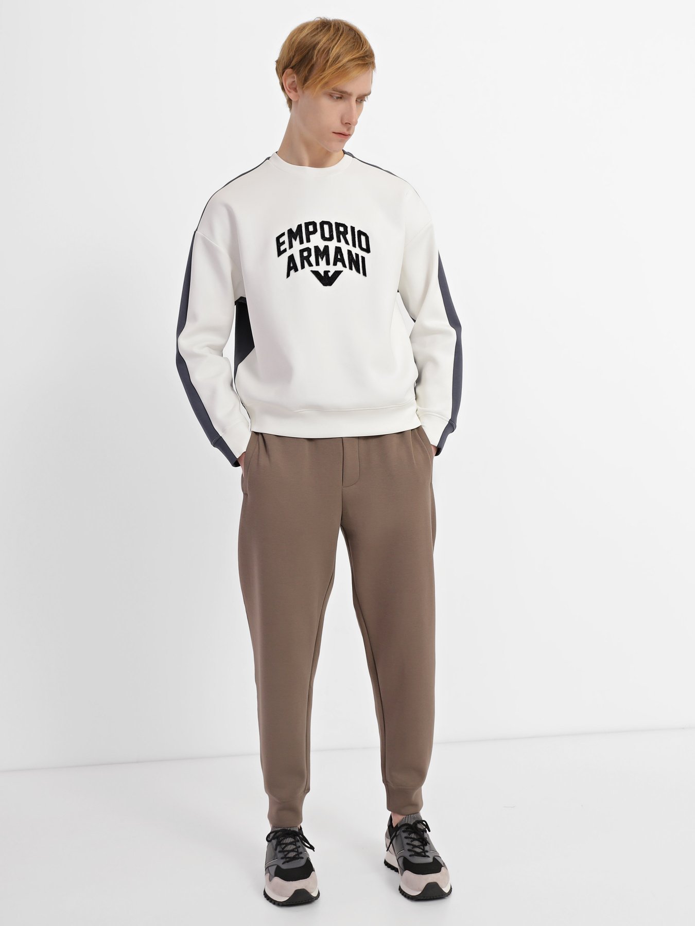 Свитшот Emporio Armani модель 3R1MBE-1JHSZ-0189 Фото
