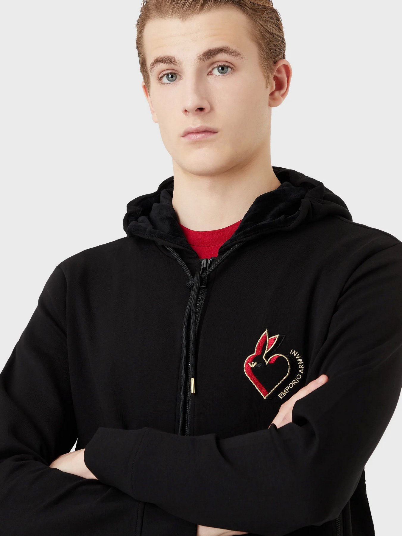 Кофта Emporio Armani Chinese New Year модель 3R1MBK-1JHSZ-0999 Фото