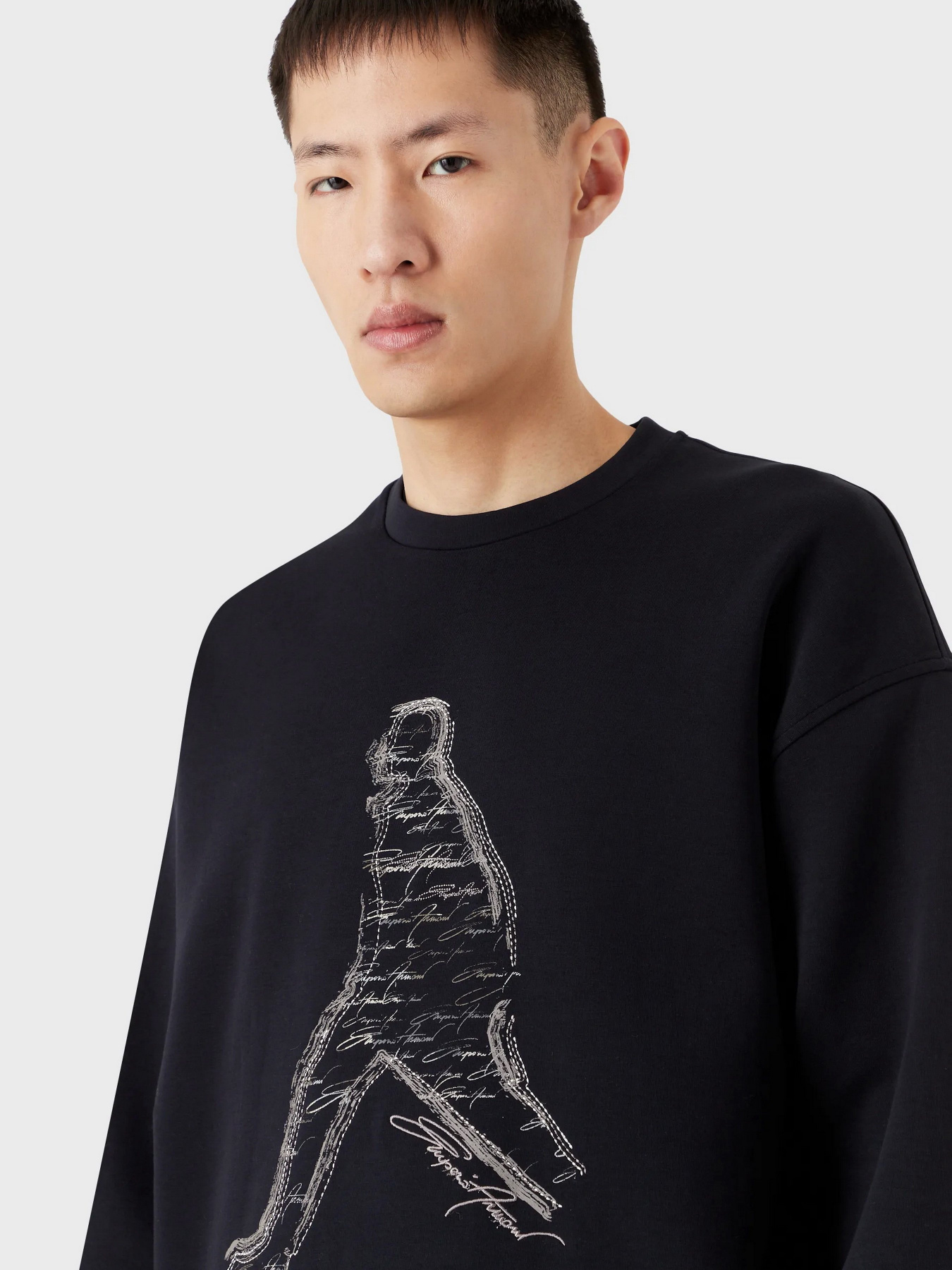 Свитшот Emporio Armani модель 3R1MDQ-1JHSZ-0920 Фото