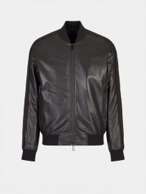 Куртка кожаная Emporio Armani модель D41R79-D1P72-999 Фото