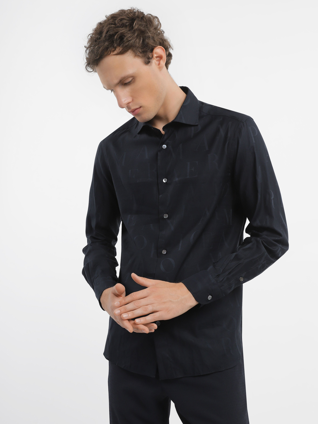 Сорочка повсякденна Emporio Armani модель 6R1C86-1K0TZ-F907 Фото