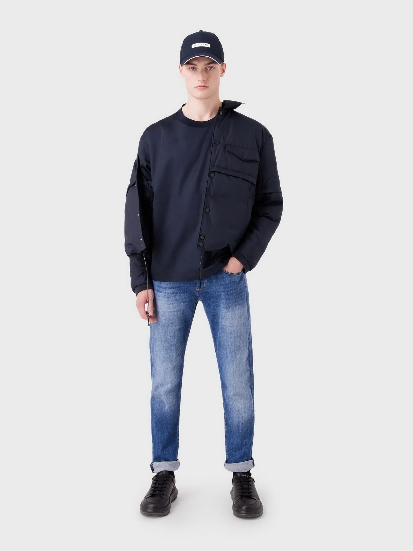 Прямые джинсы Emporio Armani J75 модель 6R1J75-1D09Z-0942 Фото