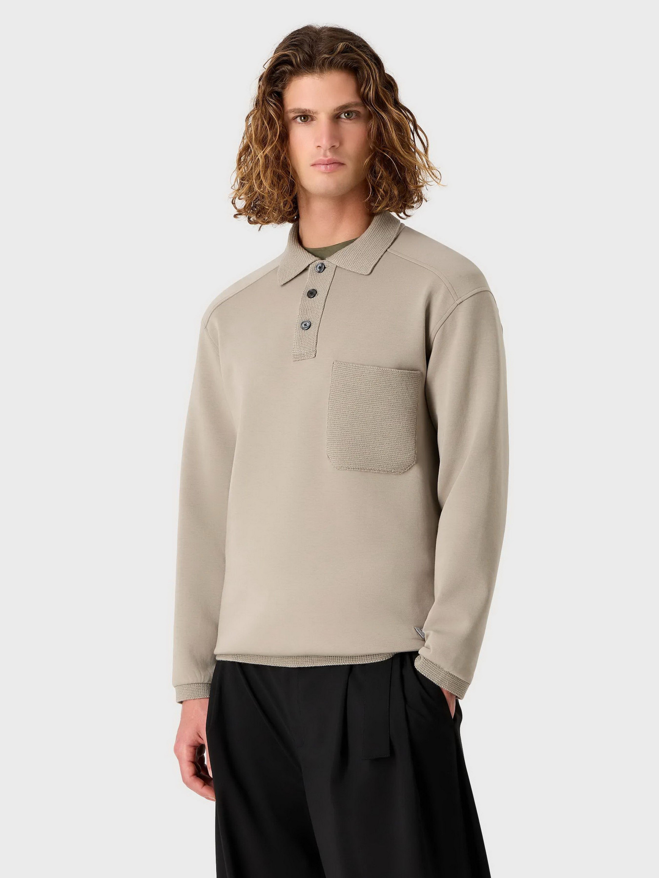 Поло Emporio Armani Essential Crew модель 6R1F83-1JHSZ-0643 Фото