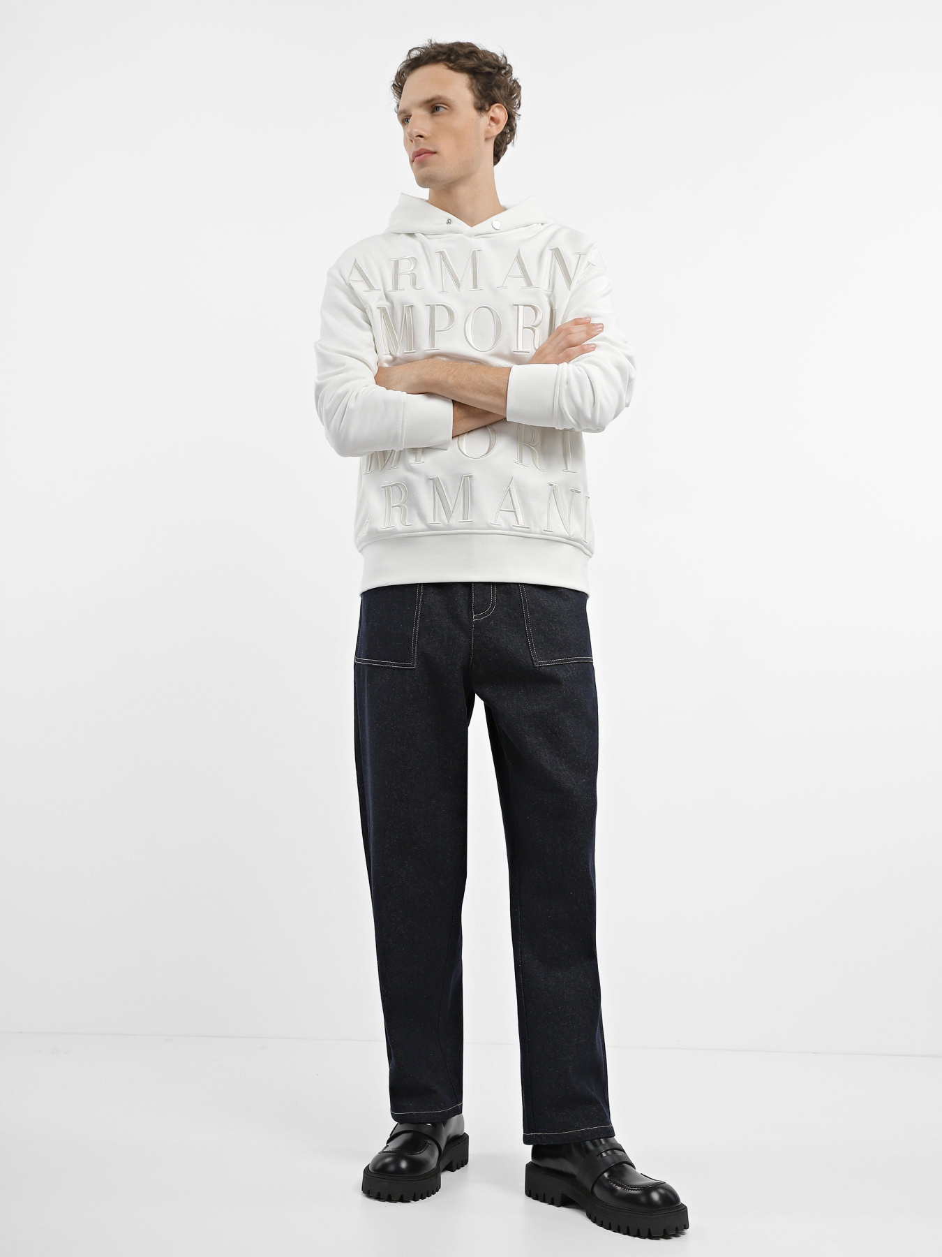 Худі Emporio Armani модель 6R1MCR-1JWPZ-0101 Худі Emporio Armani модель 6R1MCR-1JWPZ-0101 Фото