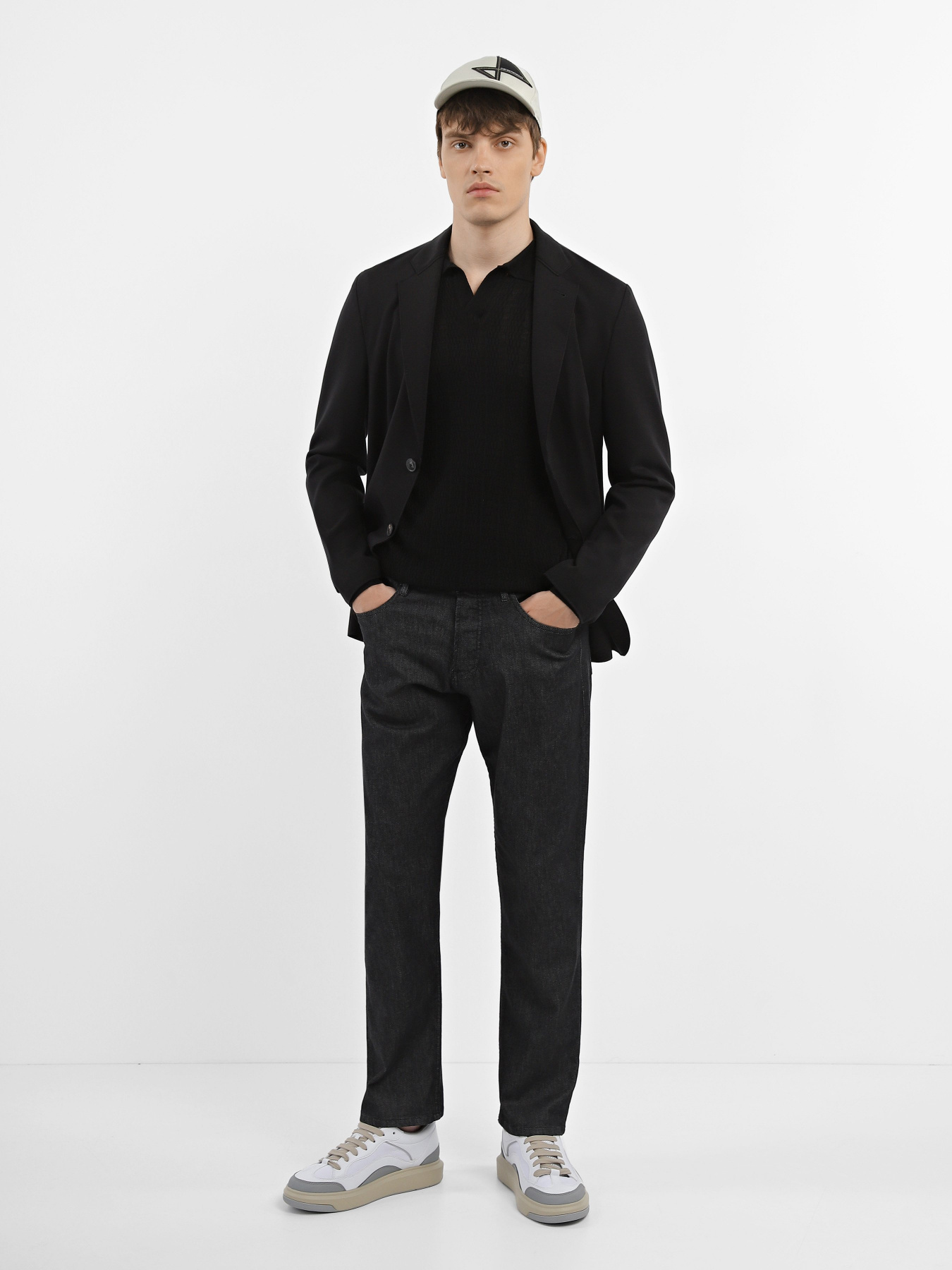 Поло Emporio Armani модель 6R1MY3-1MFCZ-0999 Фото