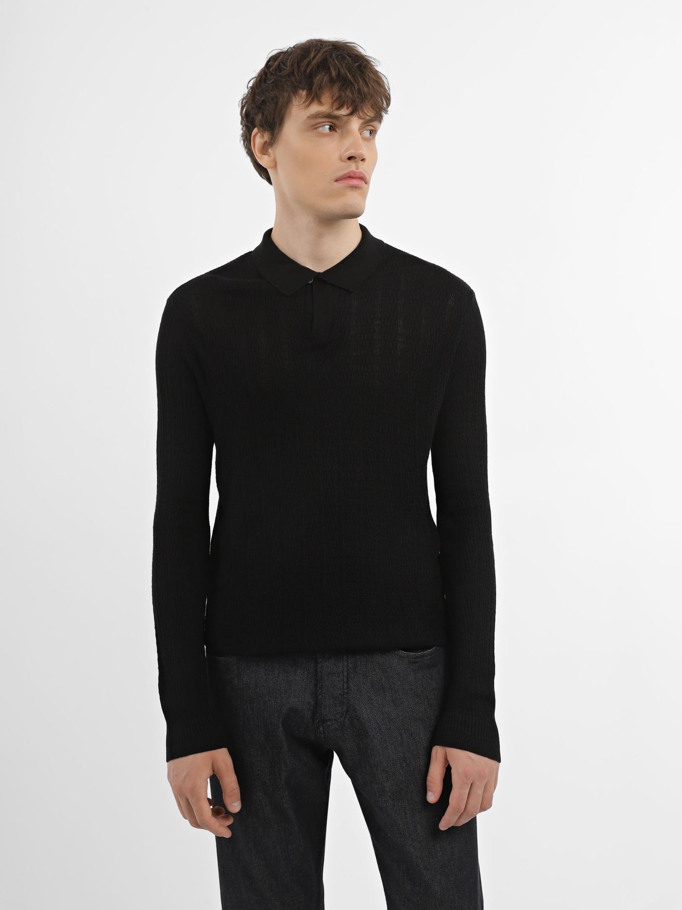 Поло Emporio Armani модель 6R1MY3-1MFCZ-0999 Фото