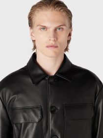Куртка кожаная Emporio Armani модель H41R80-E1P80-999 Фото
